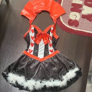 Queen of Hearts Costume - Red and Black